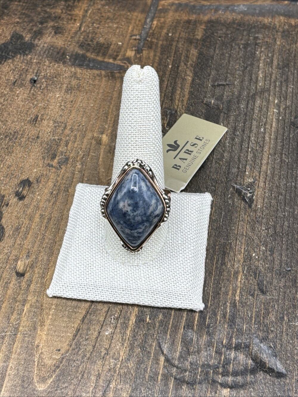 Barse Charlotte Ring- Dumortieurite- Copper & Silver-10.5-NWT